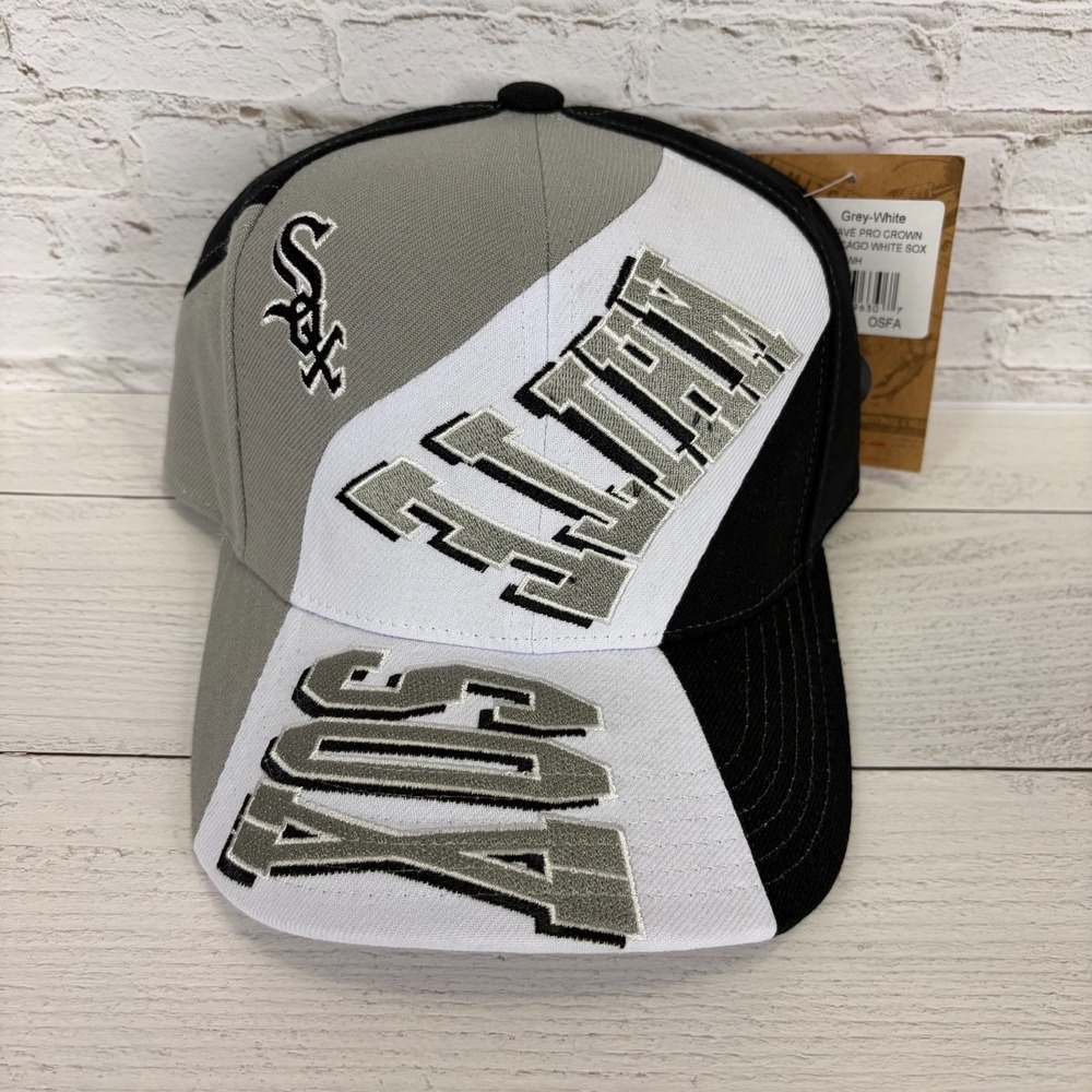 Chicago White Sox Mitchell & Ness Pro Crown Retro Pearson Snapback Hat NEW